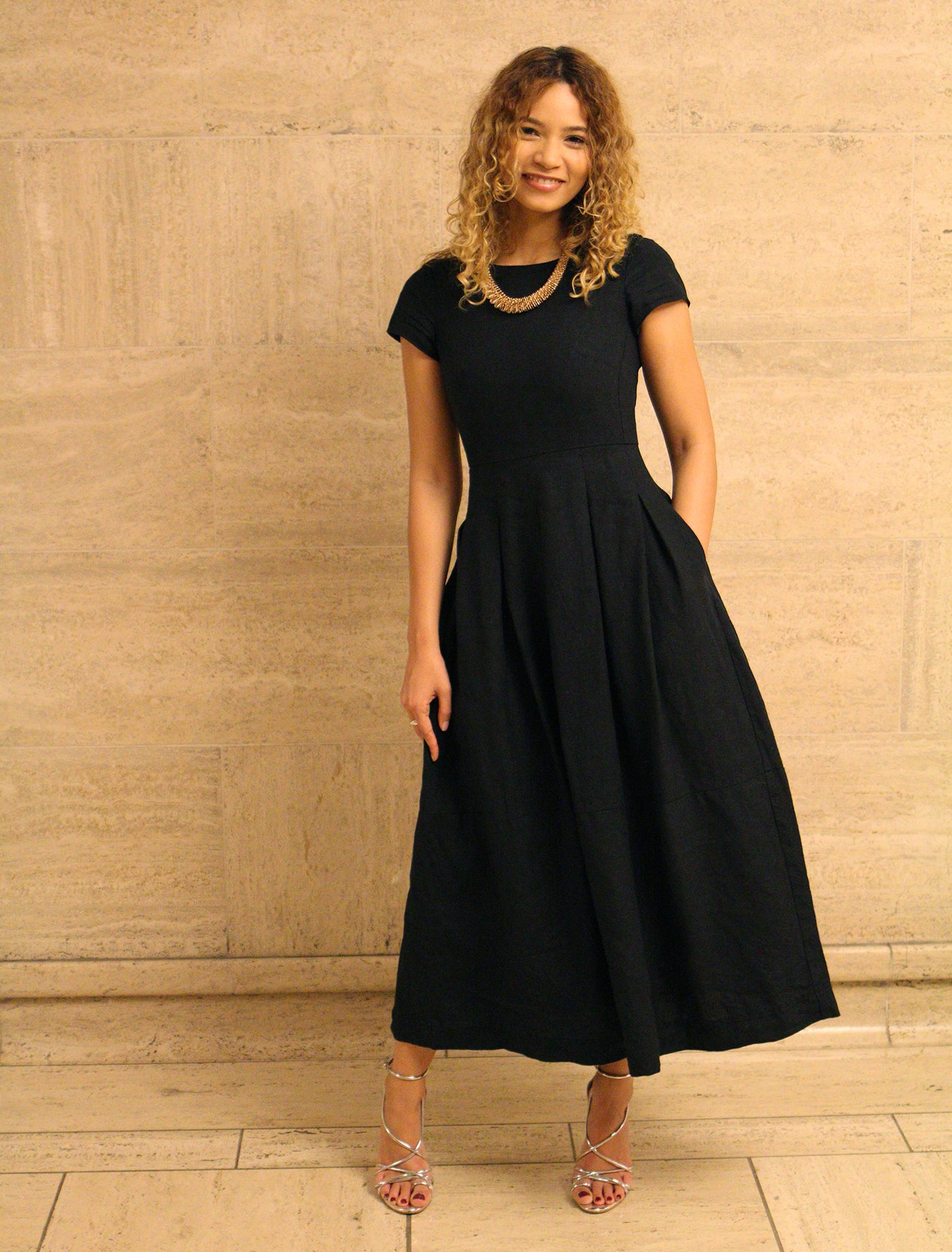 formal dress with pockets The Prosecco Dress – The Pockets Project